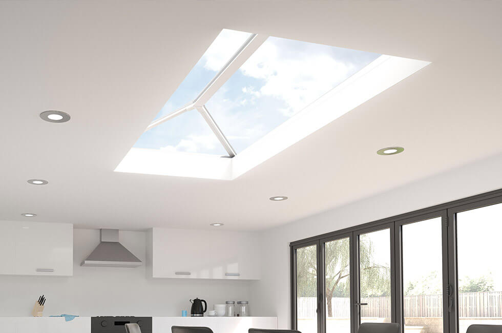 Lantern roof installation