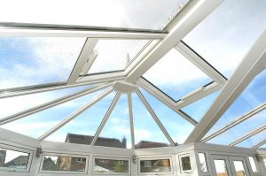 uPVC conservatory glass roof