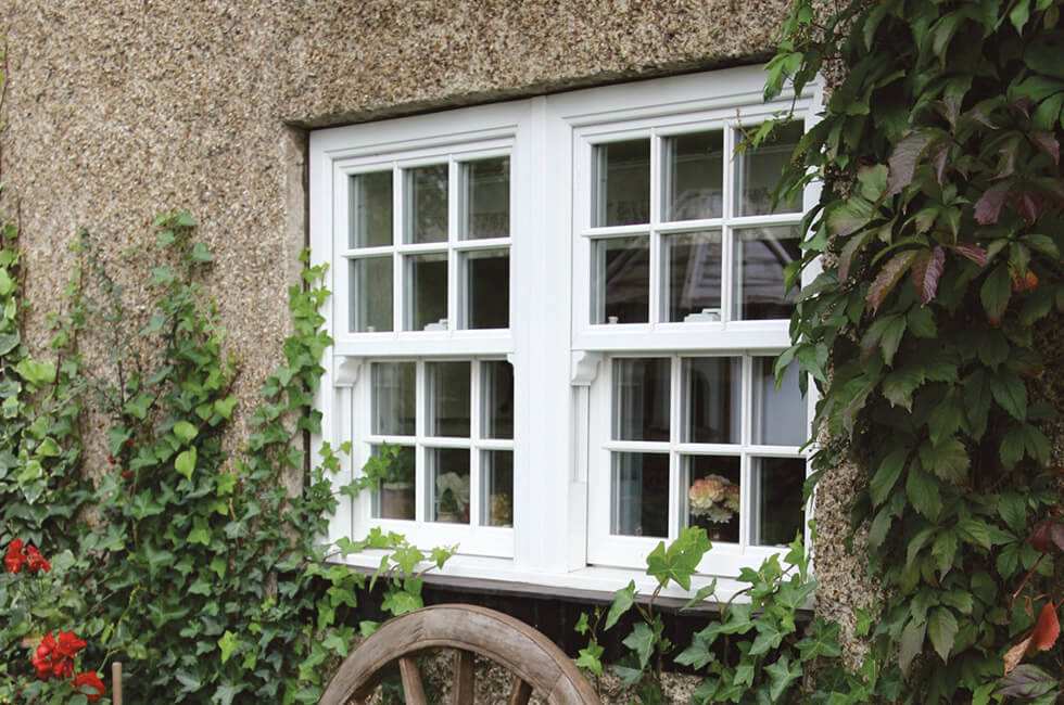 uPVC vertical sliding windows